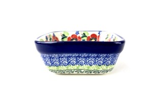 428 Bunzlau vierkant schaaltje 9,5 x 9,5 cm 3219X 428 Kleine vierkante schaaltjes 9,5 x 9,5 cm